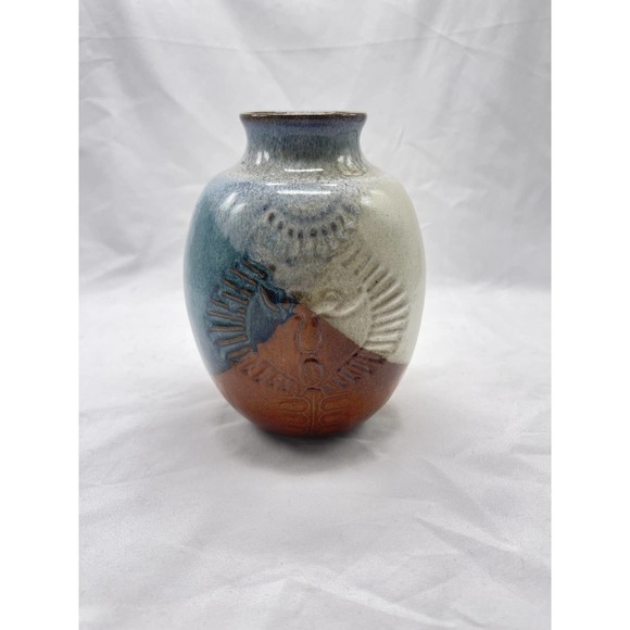 VTG pottery sun vase - Picture 2 of 11